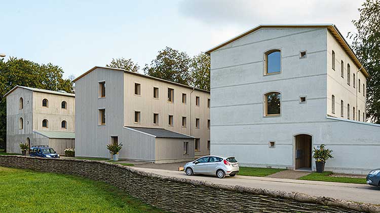 Häuser in Bad Aiblingen aus dem Forschungsprojekt »Einfach Bauen« 