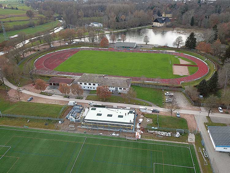 Luftbild Sportanlage Im Haberfeld, Donaueschingen