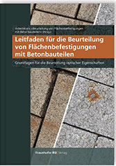 Cover Fachbuch »Leitfaden für die Beurteilung von Flächenbefestigungen mit Betonbauteilen« (c) Fraunhofer IRB Verlag