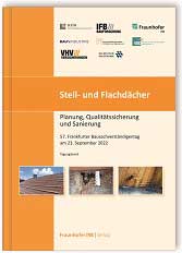 Cover Tagungsband »Steil- und Flachdächer« (c) Fraunhofer IRB Verlag