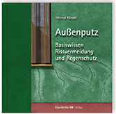 Cover Außenputz (c) Fraunhofer IRB Verlag