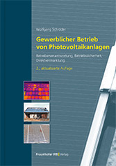 Cover Fachbuch »Gewerblicher Betrieb von Photovoltaikanlagen« 