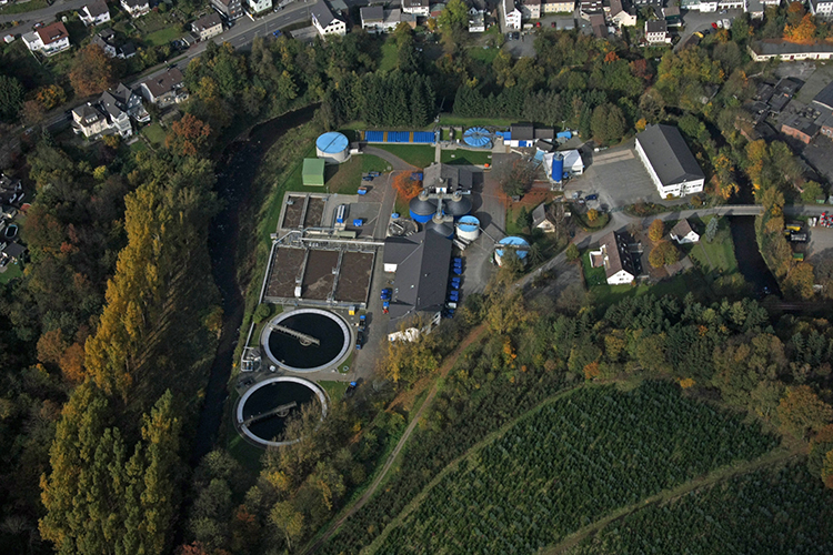 Kläranlage Krummenohl in Gummersbach (Bildquelle: Aggerverband) 