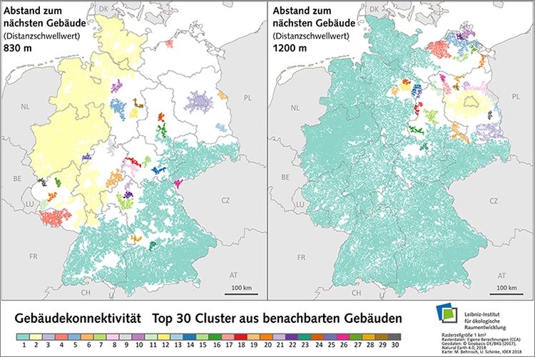 Grafik »Gebäude-Cluster Deutschland« 