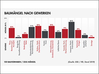 29 Mängel pro Hausbau