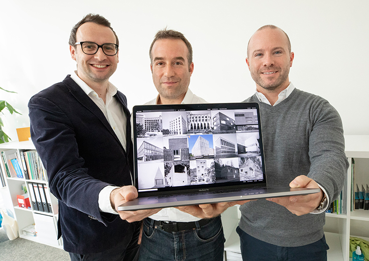 Die drei Gründer von baukobox ( v. l. n. r.): Sebastian Lelle, Martin Memmel und Christian Wolf (© Reiner Voß/view – die agentur/TUK) 
