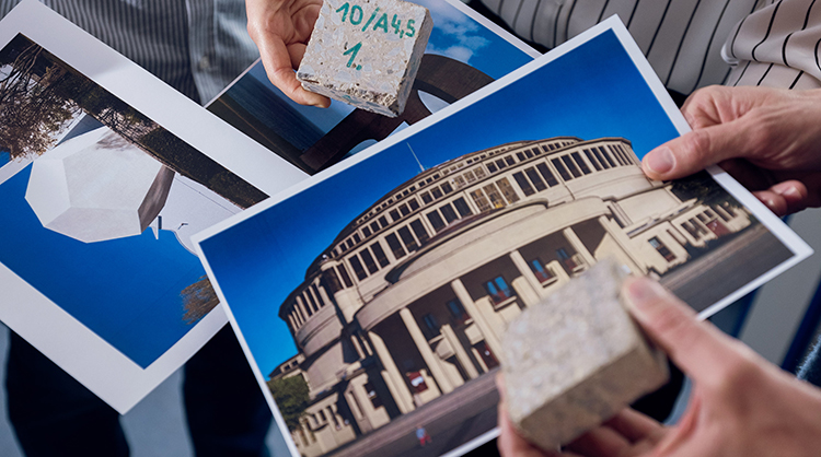 Foto der Jahrhunderthalle in Breslau, eines der Forschungsgegenstände im Projekt »InnovaConcrete« (Foto: Katrin Binner / TU Darmstadt) 