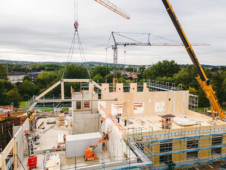 10.000 Holzbauteile für den Campus-Neubau der Universität Witten / Herdecke 