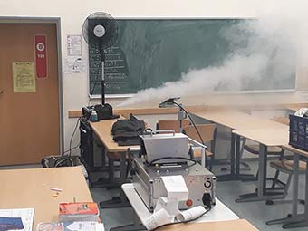 Stoßlüftung um ein Vielfaches wirksamer als Luftfiltergeräte