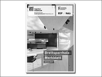 Neues Brettsperrholz-Merkblatt (Januar 2021)