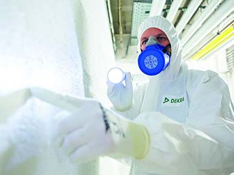 Vorsicht vor Asbest in Brandschutzklappen