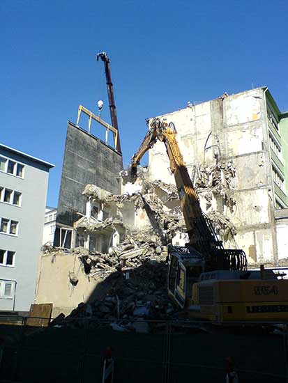 Recycling von Baustoffen 
