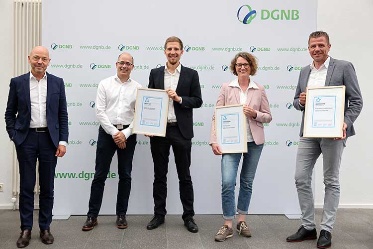 Gewinner der DGNB Sustainability Challenge und der Green Solutions Awards Deutschland 