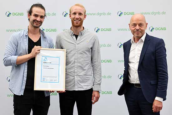 Gewinner der DGNB Sustainability Challenge und der Green Solutions Awards Deutschland
