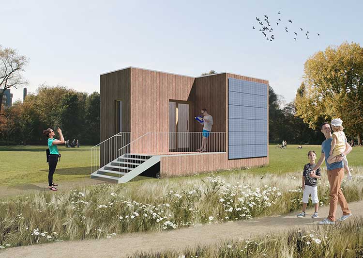 Umweltbewusstes urbanes Wohnen auf kleinsten Flächen 