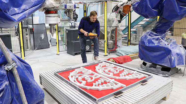 Erster 3-D-gedruckter Beton-Schwibbogen kommt aus Chemnitz 