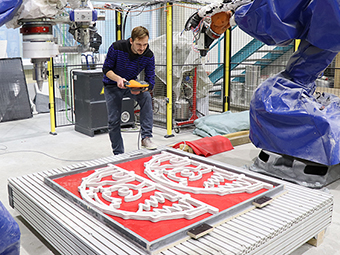 Erster 3-D-gedruckter Beton-Schwibbogen kommt aus Chemnitz