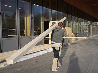 Aufstockung eines Bestandsgebäudes für Solar Decathlon