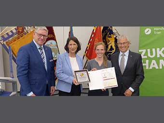 Passivhaus-Zertifikat für Campus der Handwerkskammer Trier