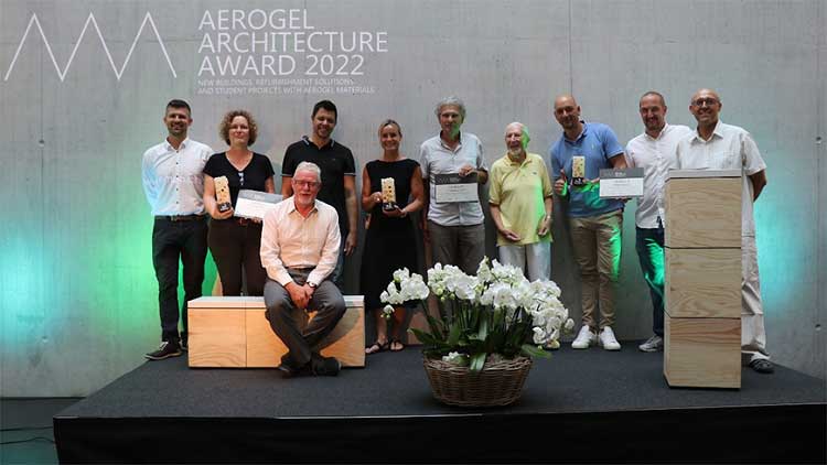 Abbildung zur News »Aerogel Architecture Award 2022« verliehen Empa