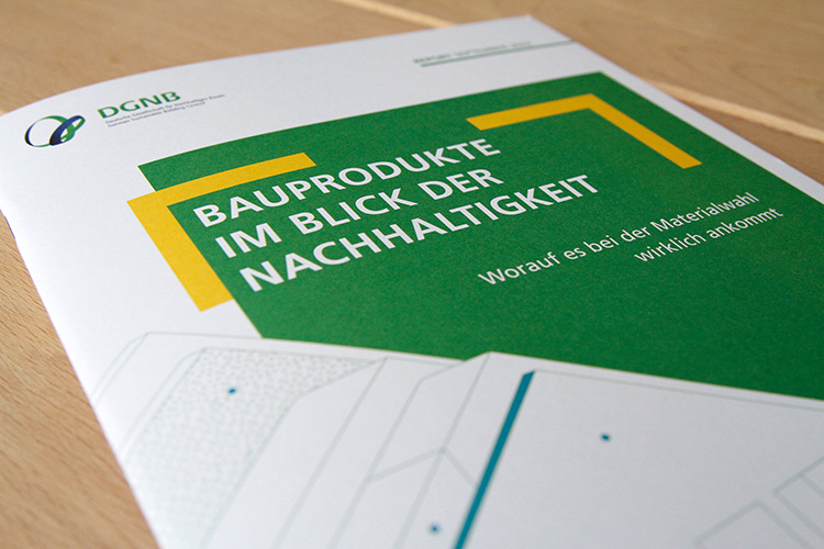 DGNB-Report »Bauprodukte im Blick der Nachhaltigkeit« 