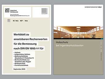 Zwei Ingenieurholzbau-Schriften der Studiengemeinschaft Holzleimbau zum Download