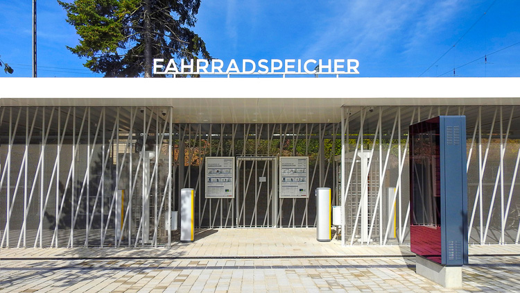 Der Fahrradspeicher am Nürnberger Bahnhof