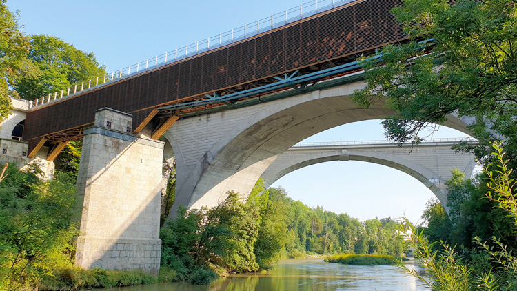 Die König-Ludwig-Brücke in Kempten