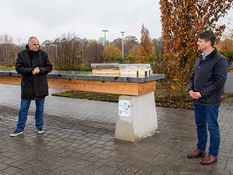 Hochschule Koblenz hat hybride Holz-Granit-Verbund-Brücke entwickelt
