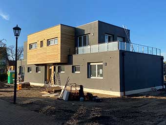 Neubau aus Abbruchmaterial