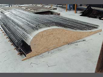 Surfwelle Augsburg – aus Carbonbeton mit zirkulären Baustoffen nachhaltig konstruiert