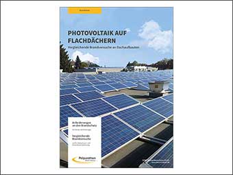 Brandschutz bei Photovoltaik auf Flachdächern