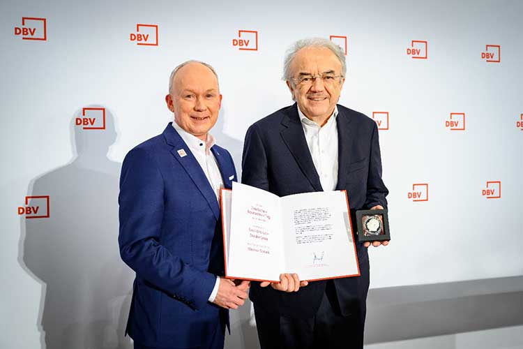 Werner Sobek mit der Emil-Mörsch-Denkmünze des DBV ausgezeichnet  
