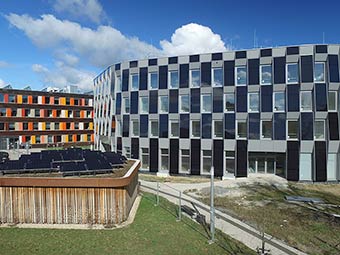 Neues Gebäude mit Vorbildfunktion