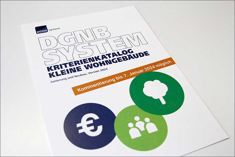 DGNB: Zertifizierungssystem für kleine Wohngebäude 