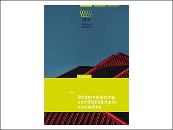 Neue Veröffentlichung: Merkblatt »Modernisierung von Steildächern von außen«