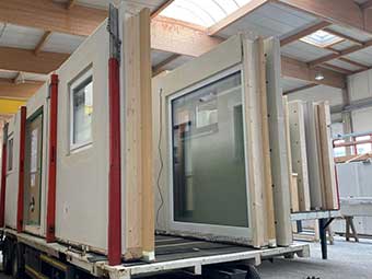 Fertigteilhaus als Rohstofflieferant