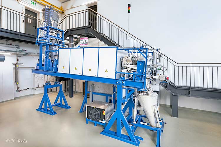 Pilotanlage für Belit-Zementklinker 