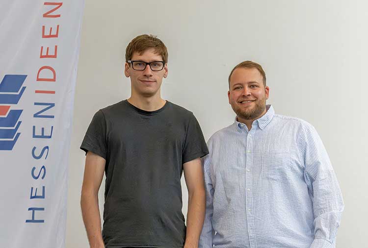 Ausgezeichnetes Gründungsteam: Manuel Mickler (r.) und Timo Mertin (l.) 