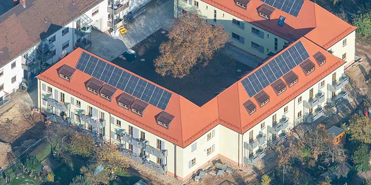 Luftbild Stadtquartier »Margaretenau« in Regensburg 