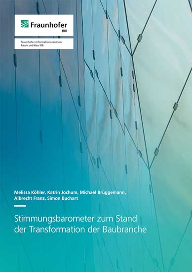 Cover der Studie »Stimmungsbarometer zum Stand der Transformation der Baubranche« 