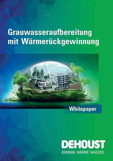 Cover des Whitepapers »Grauwasseraufbereitung mit Wärmerückgewinnung« der Dehoust GmbH 