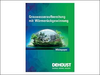 Cover des Whitepapers »Grauwasseraufbereitung mit Wärmerückgewinnung« der Dehoust GmbH 