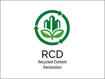 Logo neue Recycled Content Declaration 